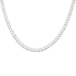 Lant barbati argint rodiat model cubanez 6 mm x 55 cm DiAmanti PancerkaC160-55cm-SL (Argint 925‰ 22,5 g.)